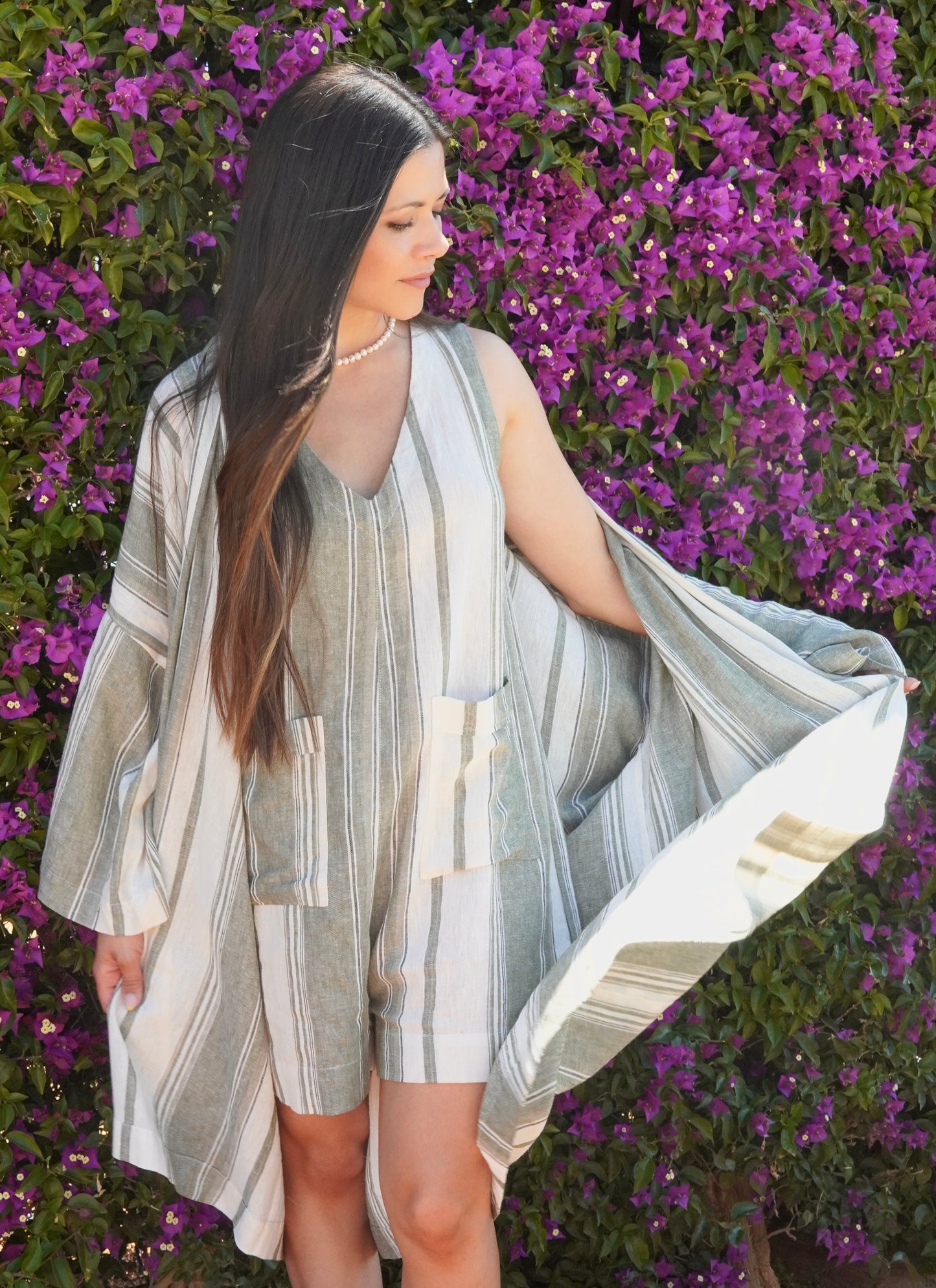 Caftán Playa Verde Oliva