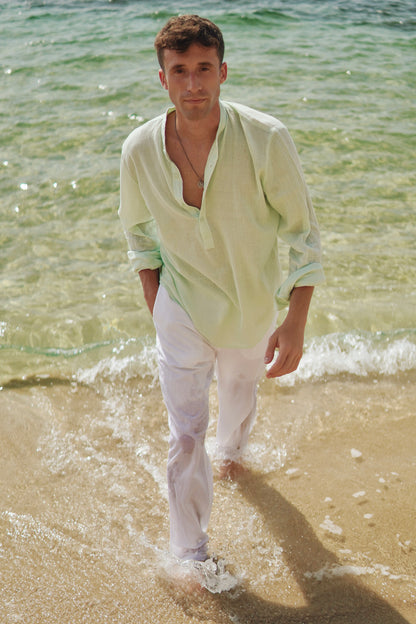 Camisa Capri Agua