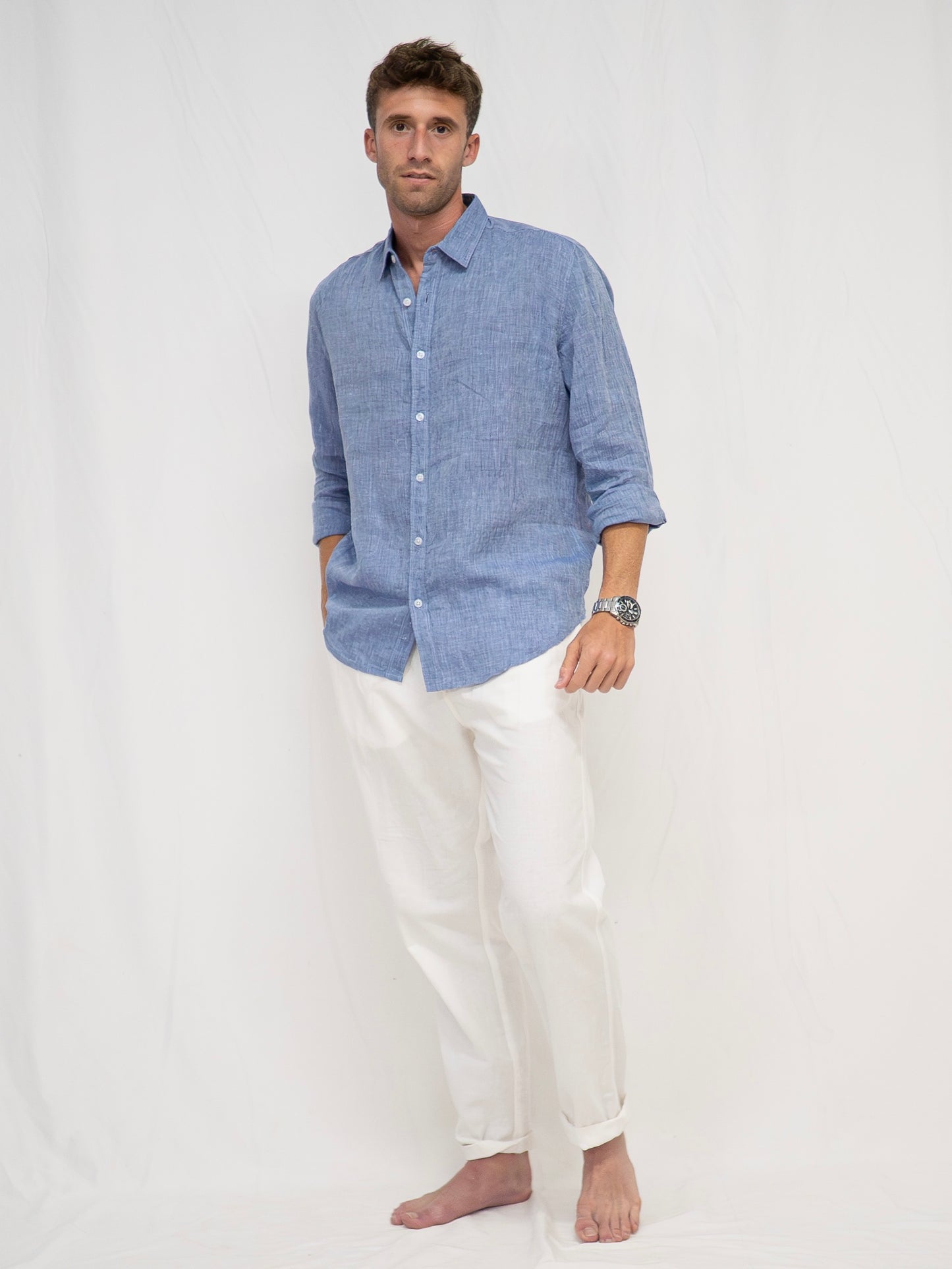 Camisa Luxury Denim Blue