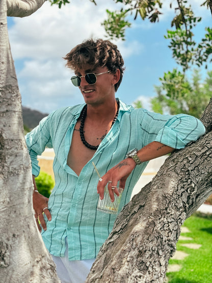 Camisa Prime Aqua