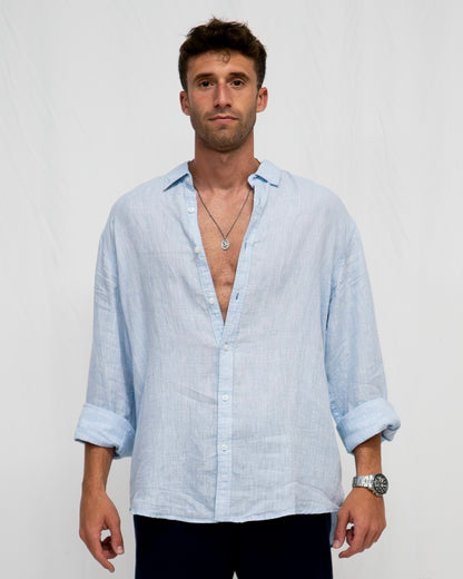 Camisa Luxury Light Blue