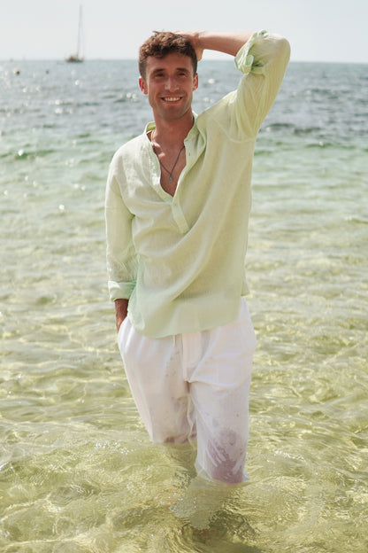 Camisa Capri Agua