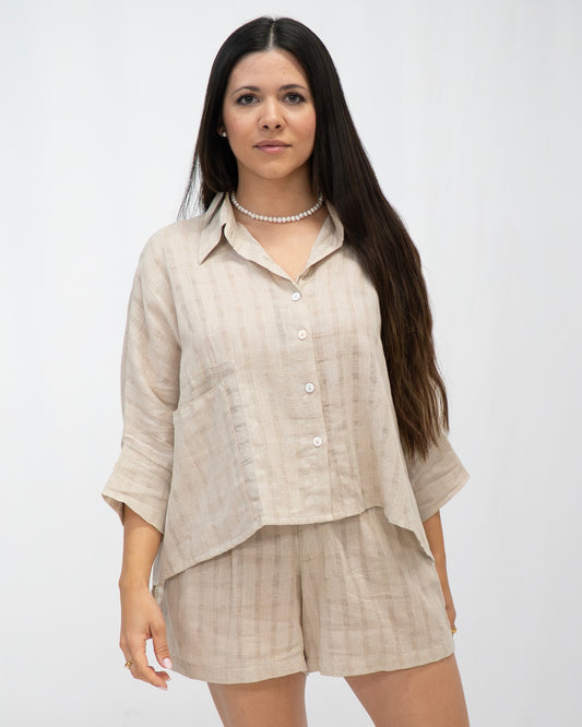 Natural Palm Tree Shirt