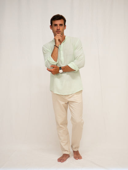 Camisa Capri Agua