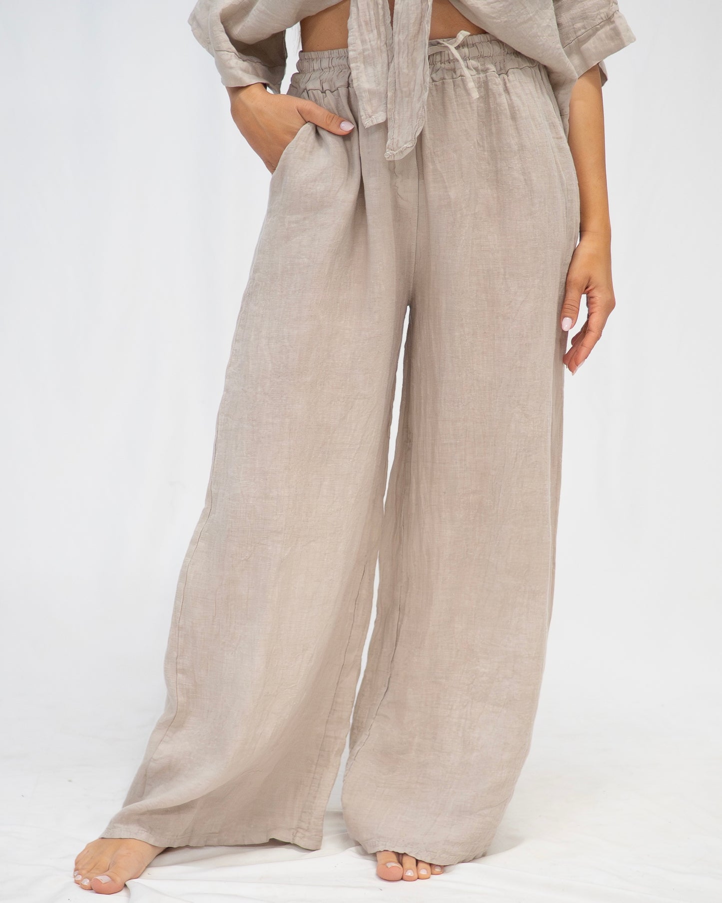 Pantalón Capri Natural