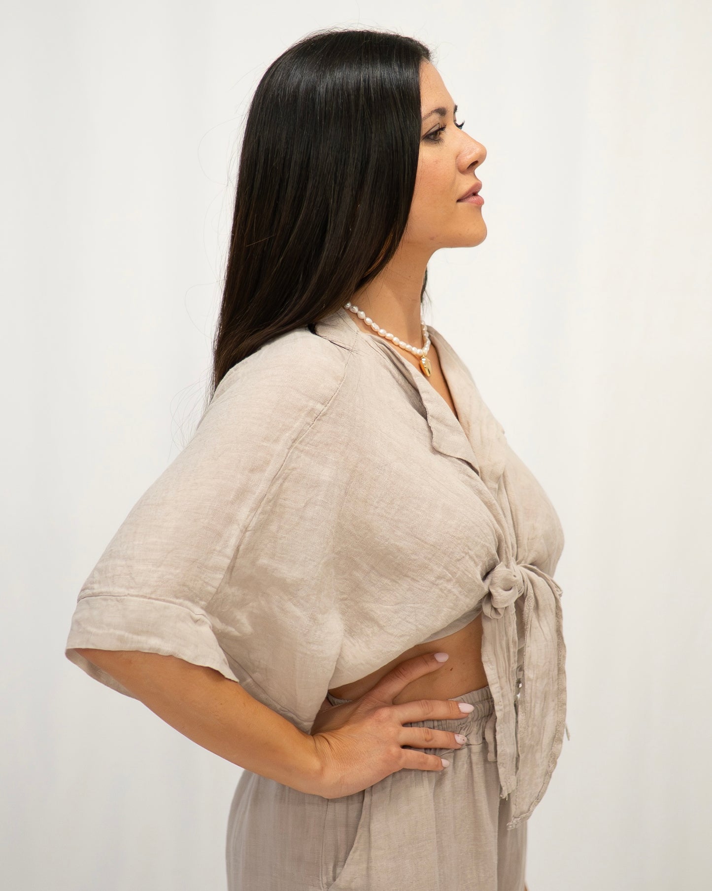 Camisa Capri Natural