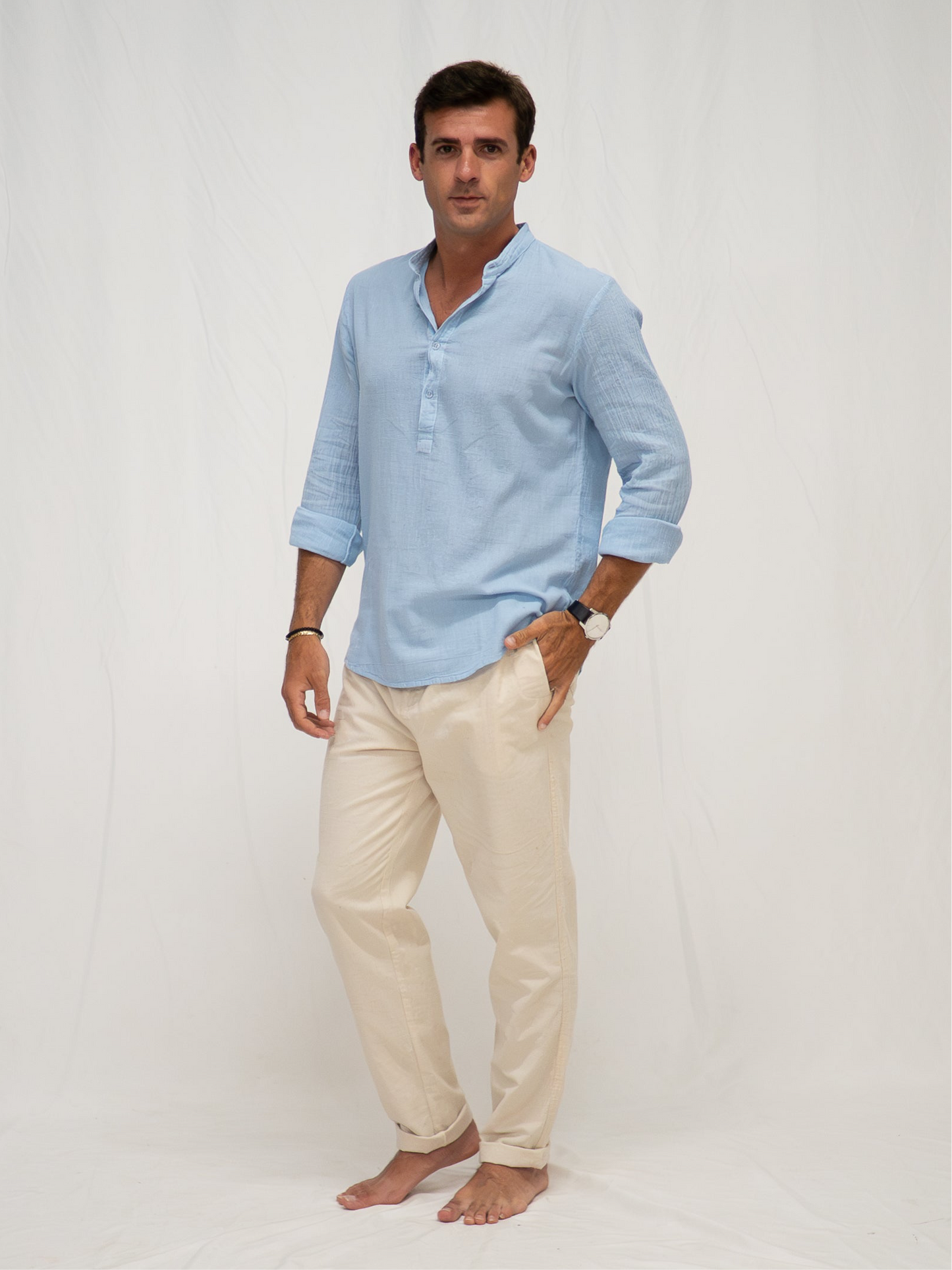 Camisa Capri Cielo