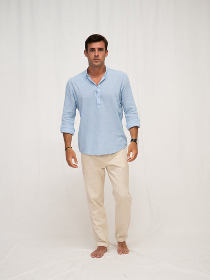 Camisa Capri Cielo