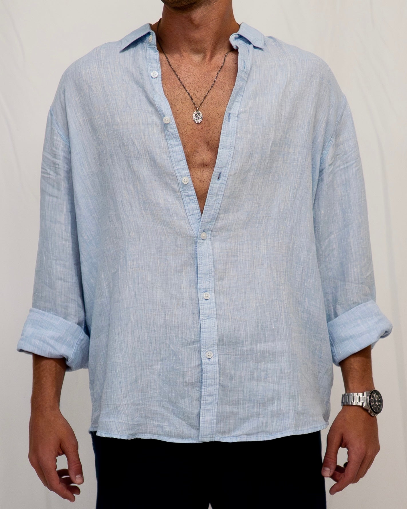 Luxury Light Blue Shirt
