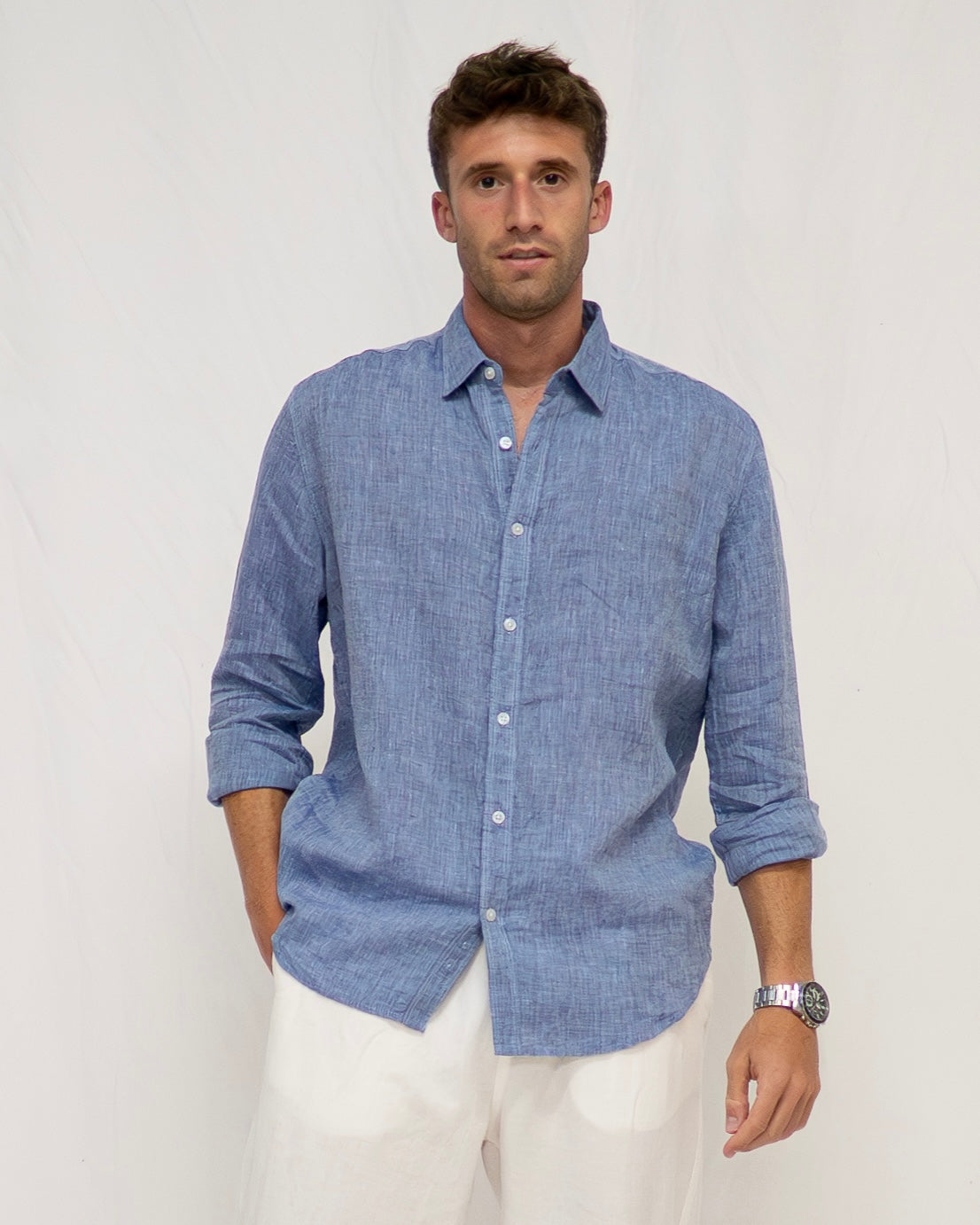 Camisa Luxury Denim Blue