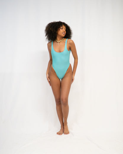Bañador Naia Verde Turquesa