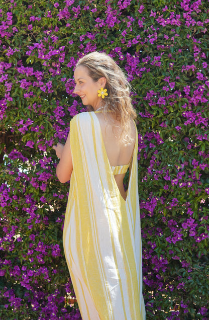 Kimono Mariposa Mostaza