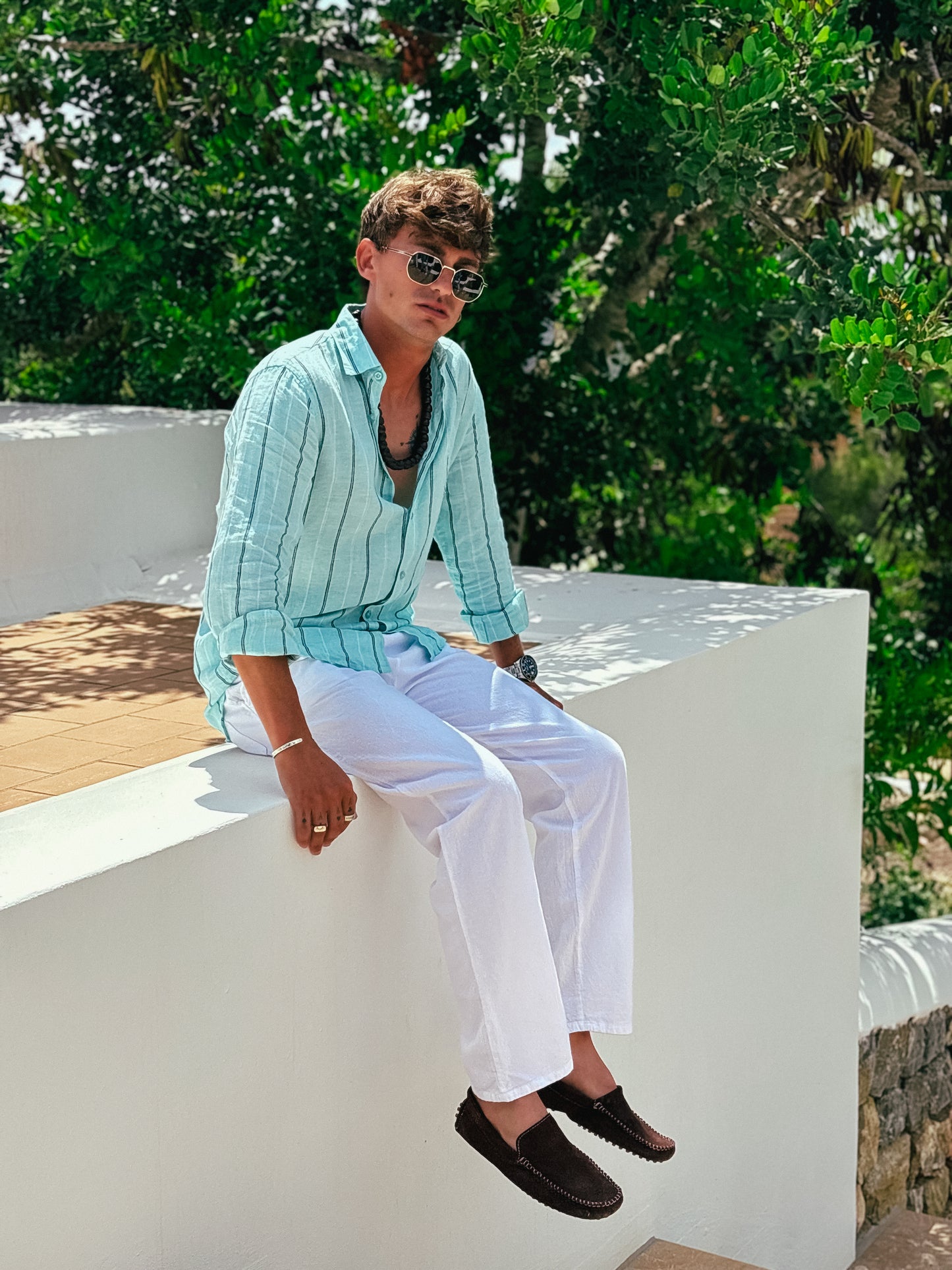 Camisa Prime Aqua