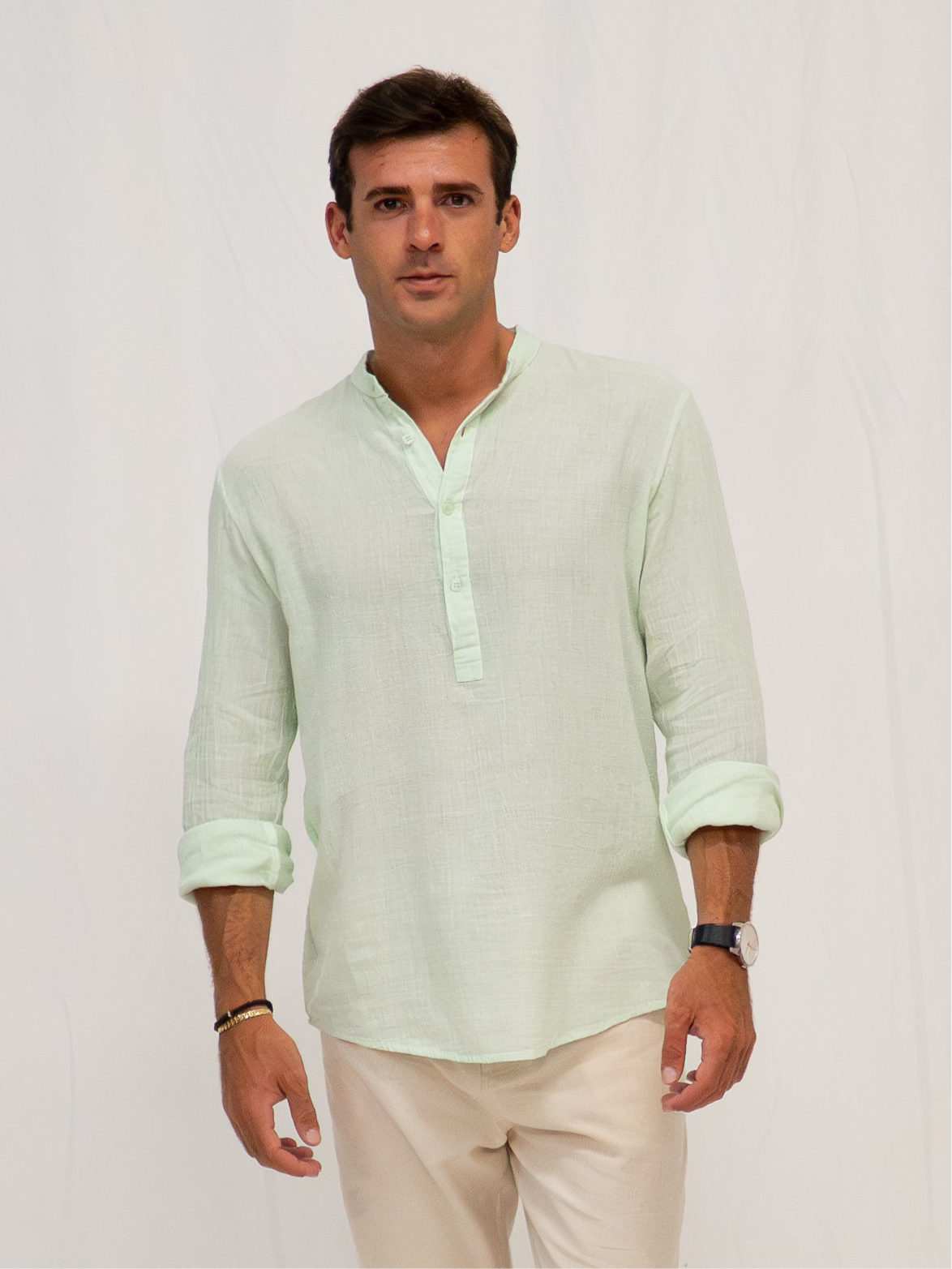 Camisa Capri Agua