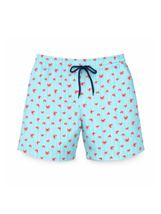 Bañador hombre estampado langostas estilo mediterráneo