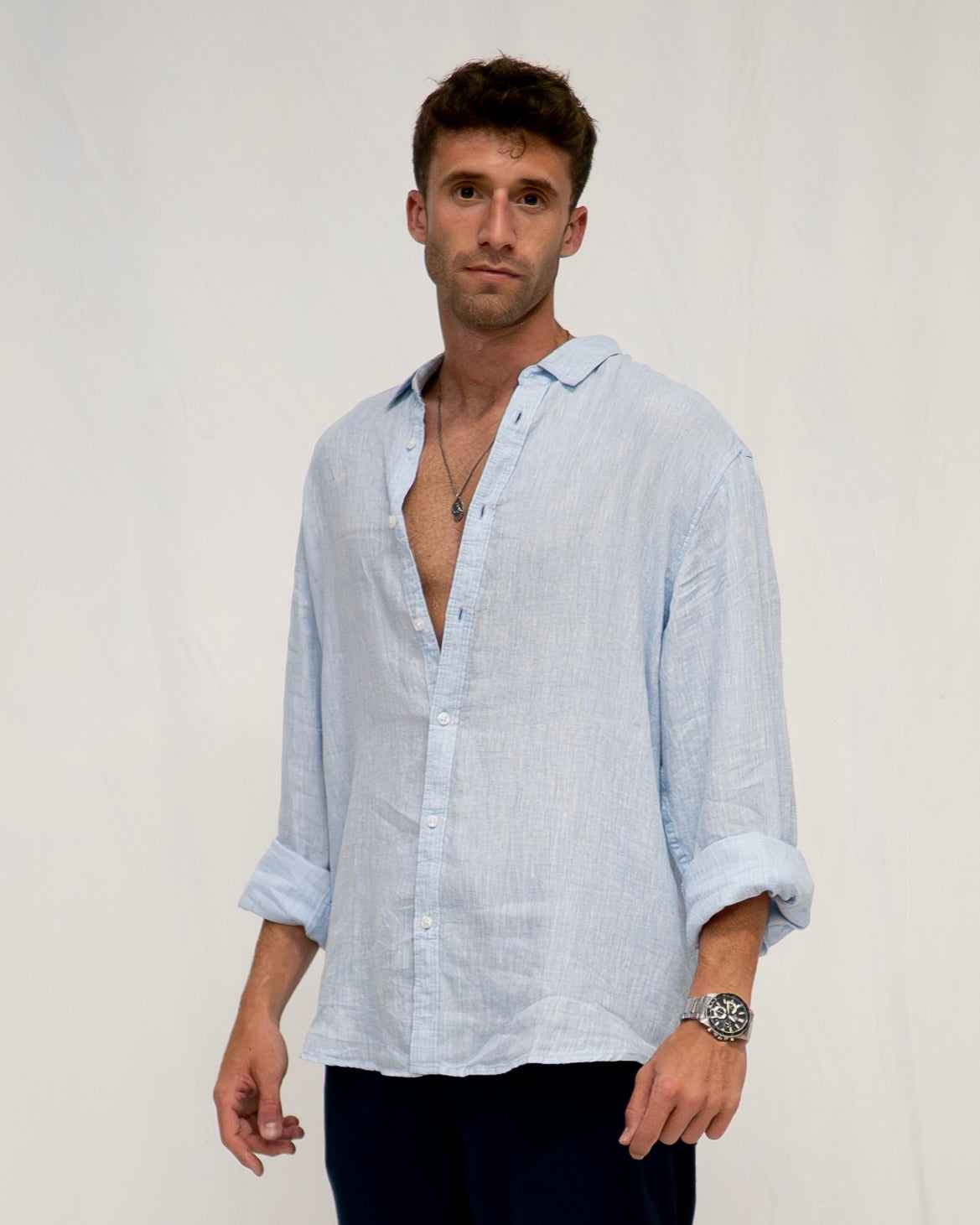 Luxury Light Blue Shirt