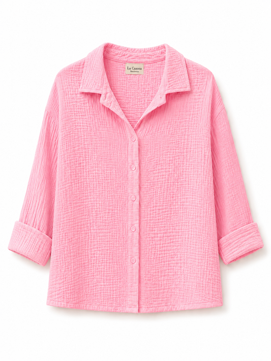 Camisa Muselina Coral