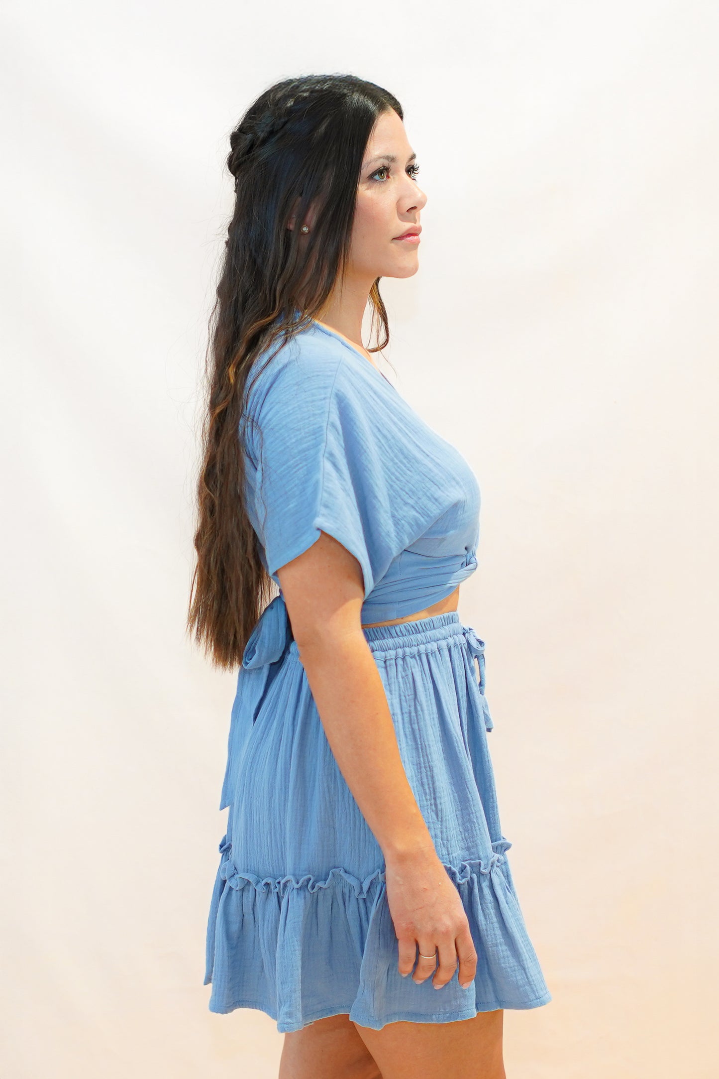 Falda Menorca Azul