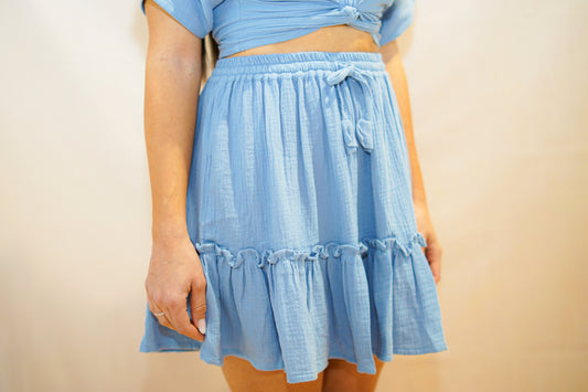 Falda Menorca Azul