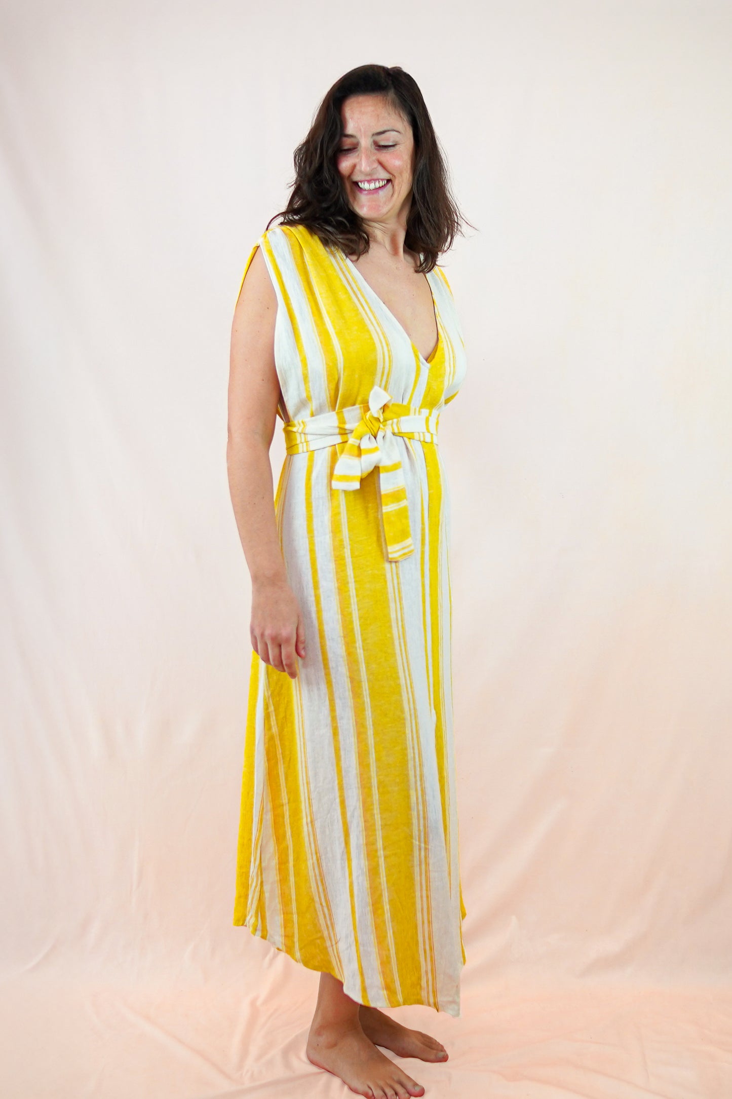 Kimono Mariposa Mostaza