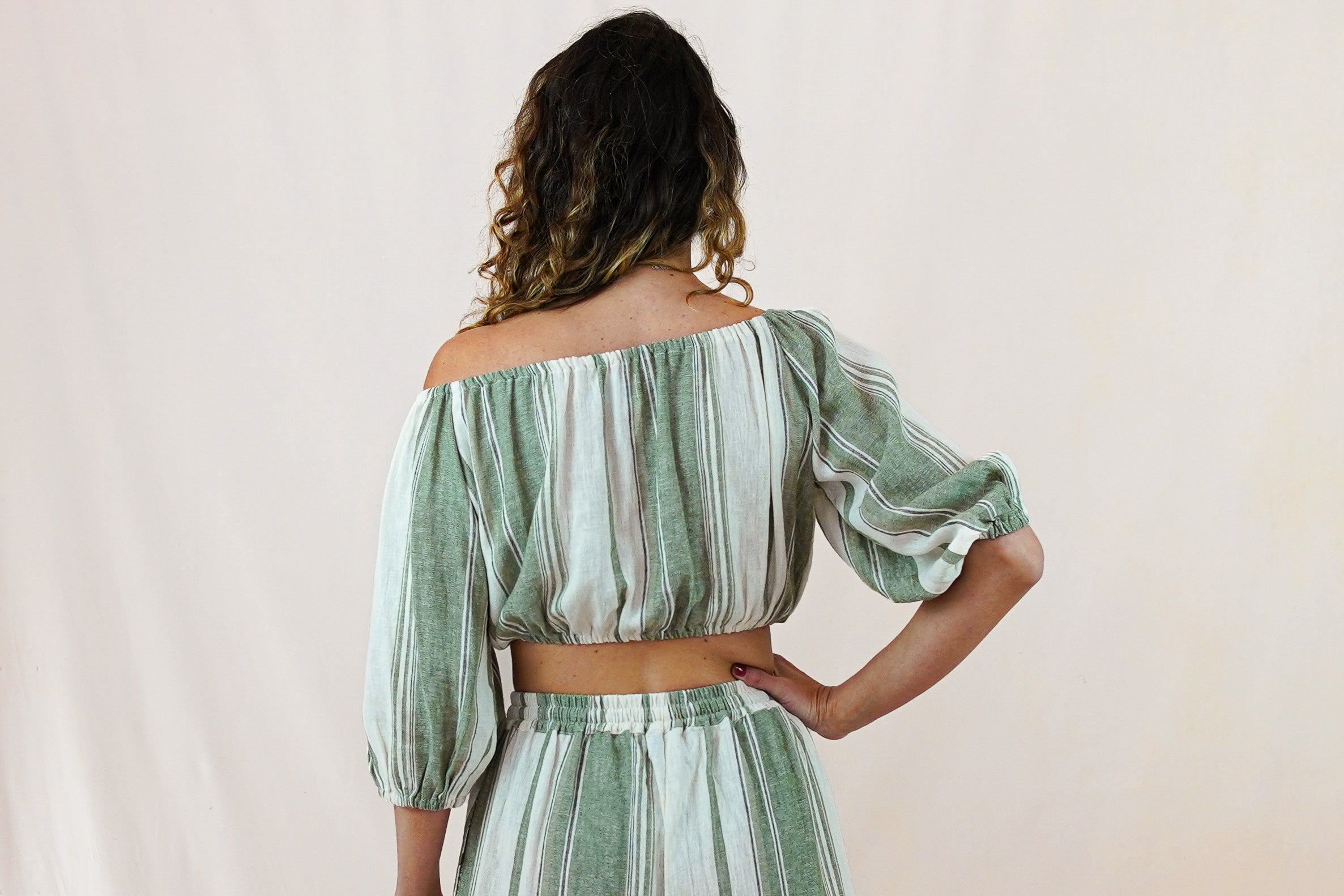 Olive Green Shell Top