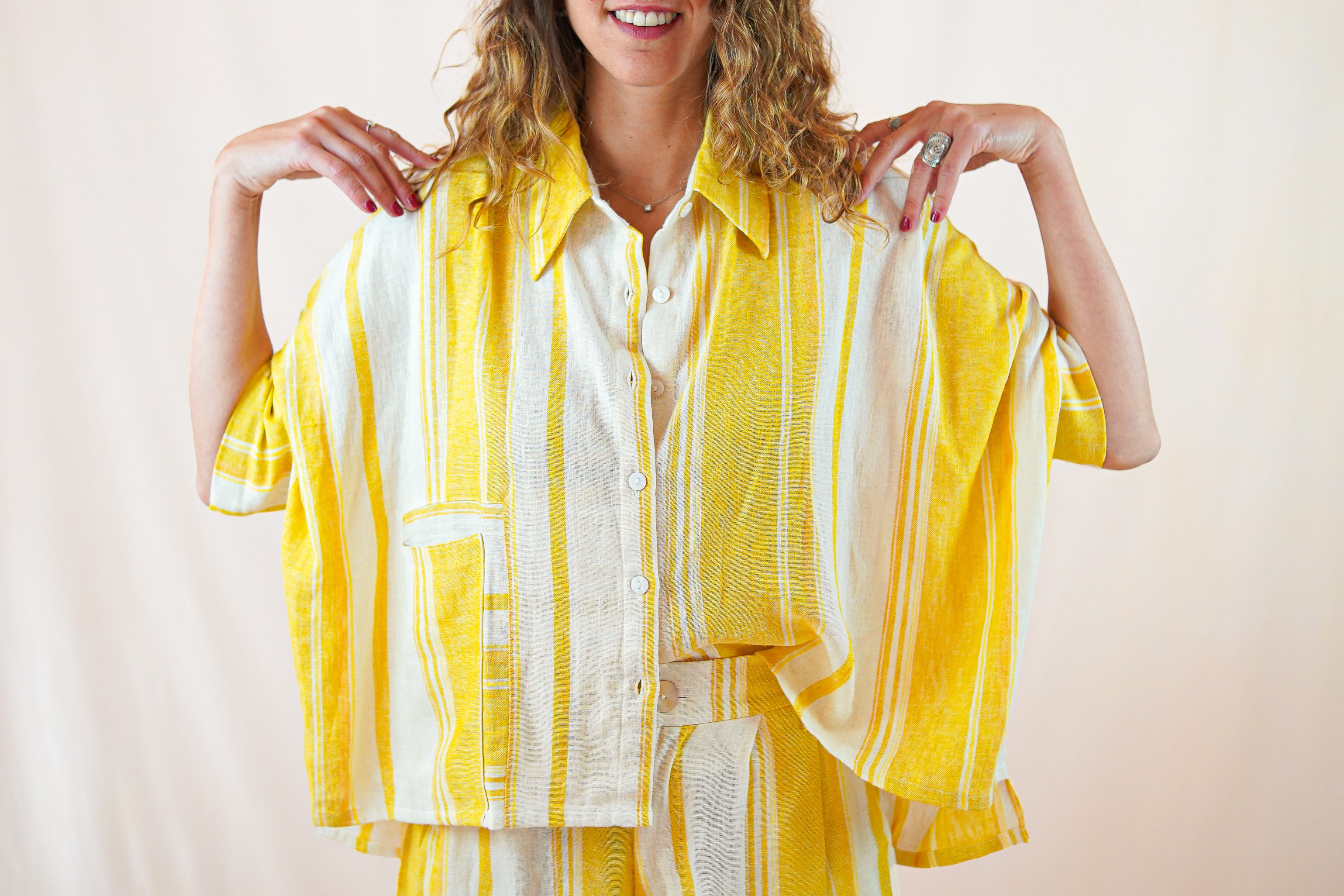 Mustard Palm Tree Shirt