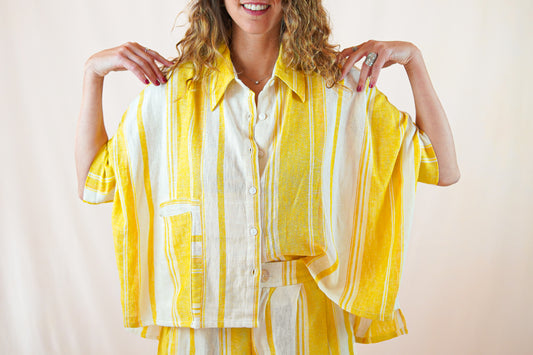 Mustard Palm Tree Shirt