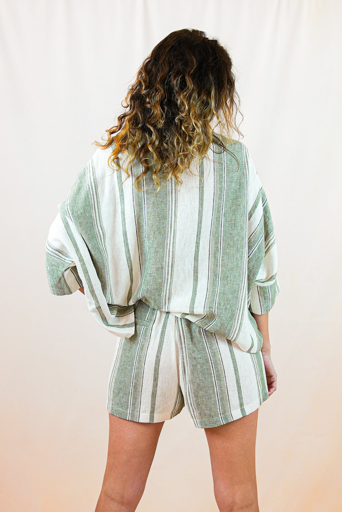 Camisa Palmera Verde Oliva