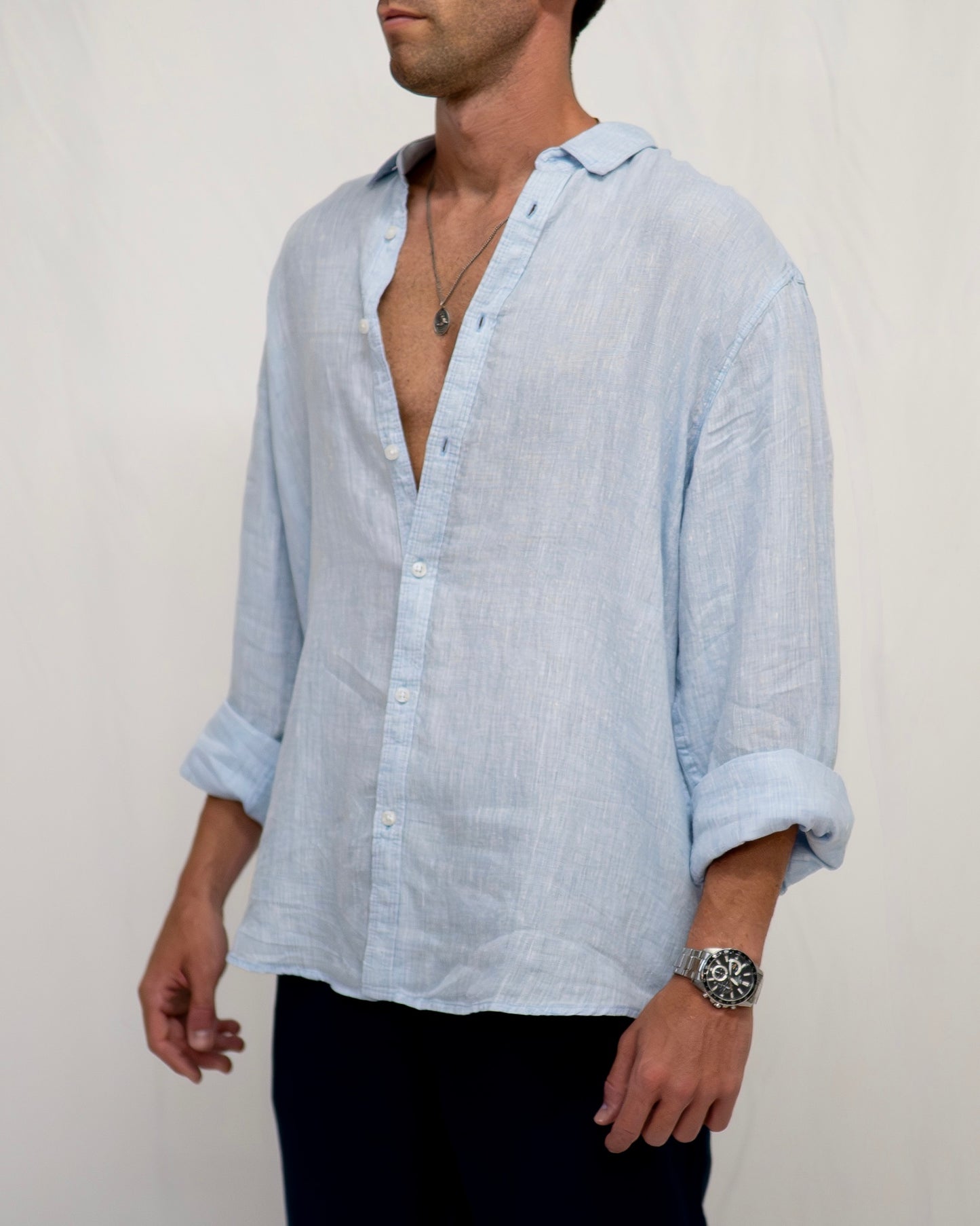 Luxury Light Blue Shirt