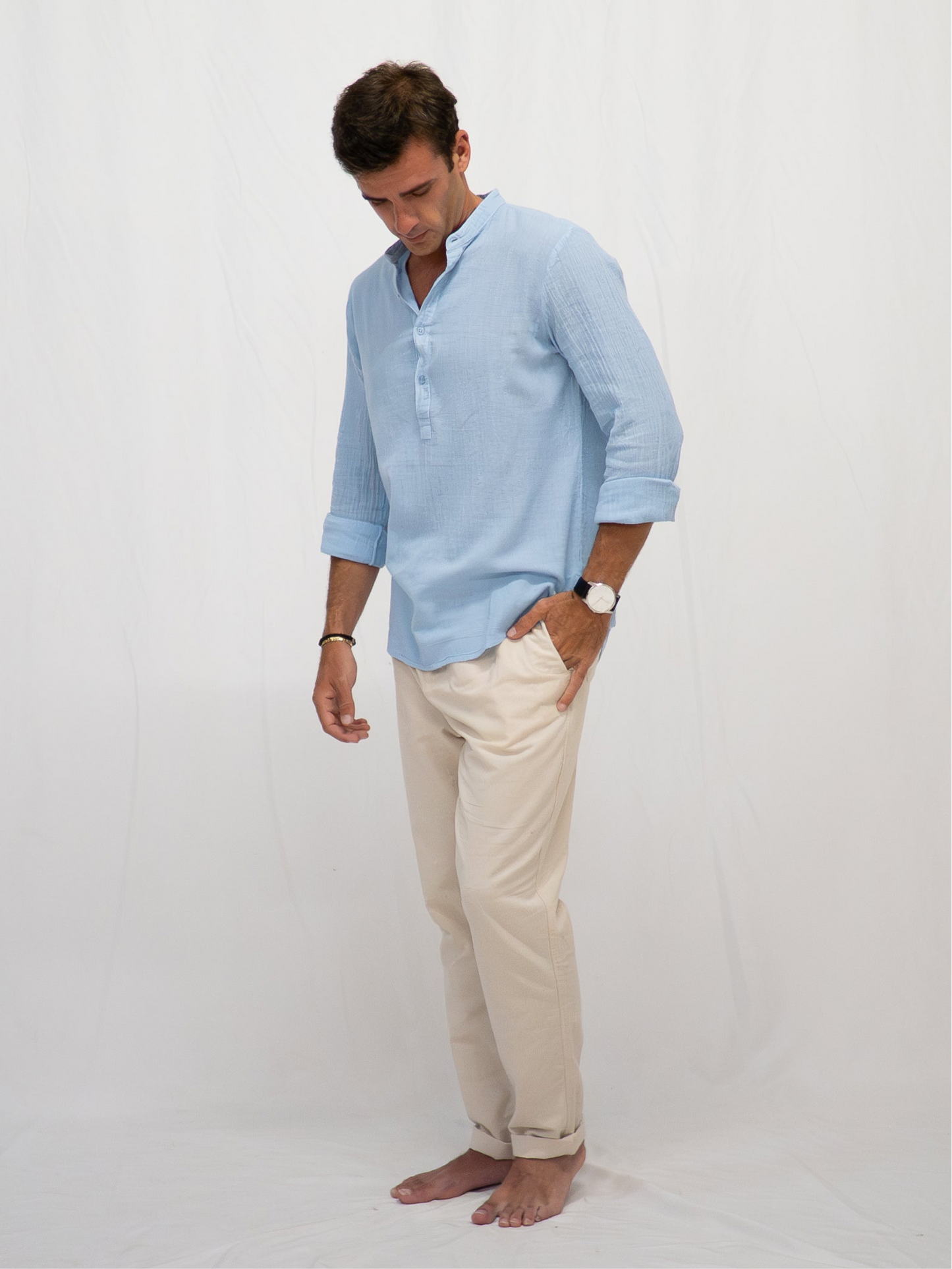 Camisa Capri Cielo
