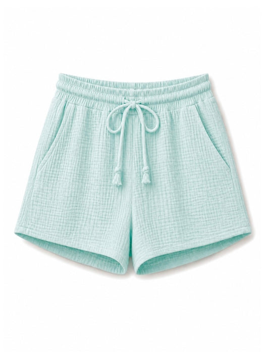 Short Muselina Aqua
