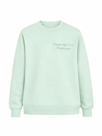 Sudadera hombre verde cóctel Dolce Vita verano