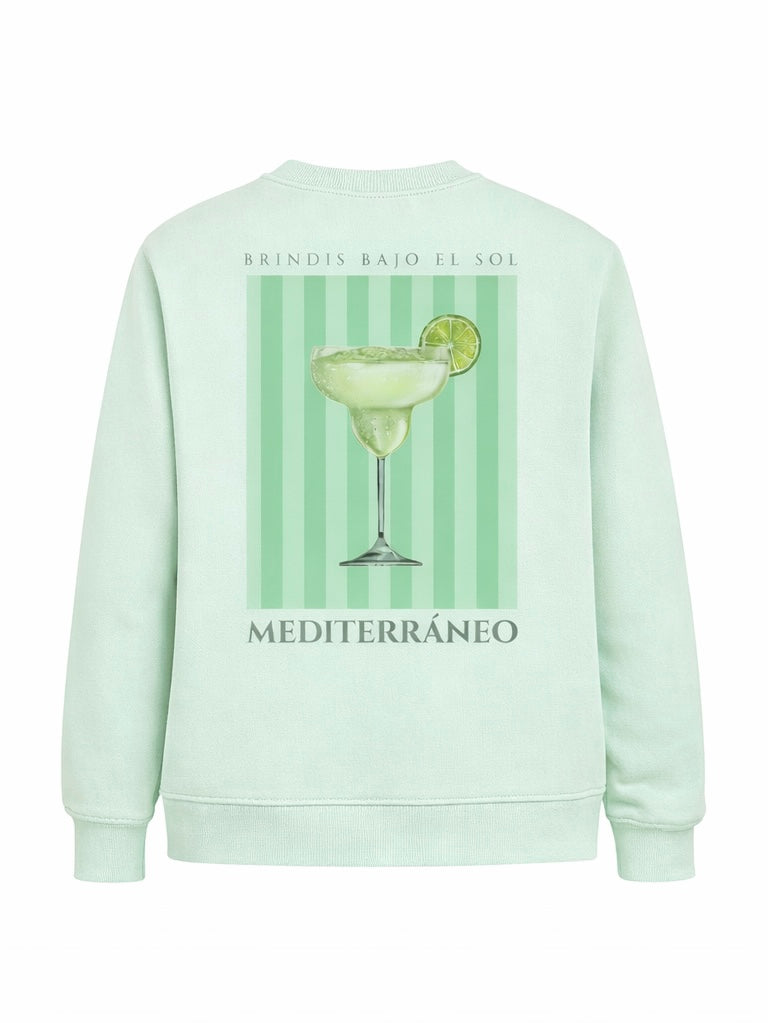 Sudadera hombre verde cóctel Dolce Vita verano