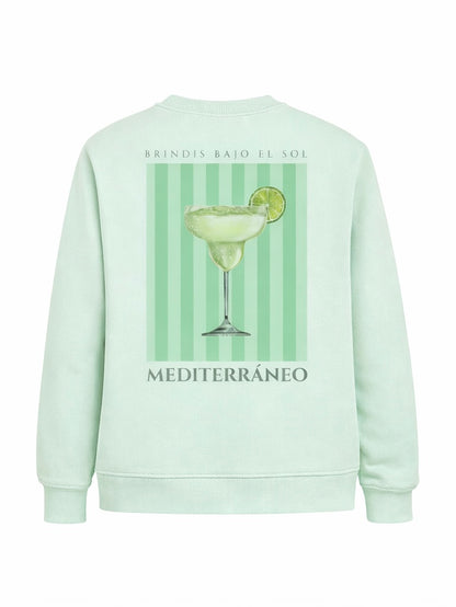 Sudadera hombre verde cóctel Dolce Vita verano