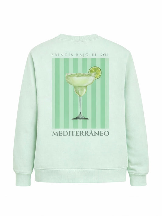 Sudadera hombre verde cóctel Dolce Vita verano