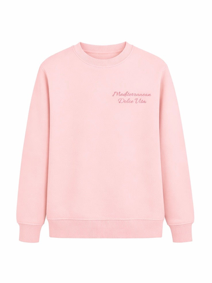 Sudadera hombre rosa langosta Mediterranean Dolce Vita