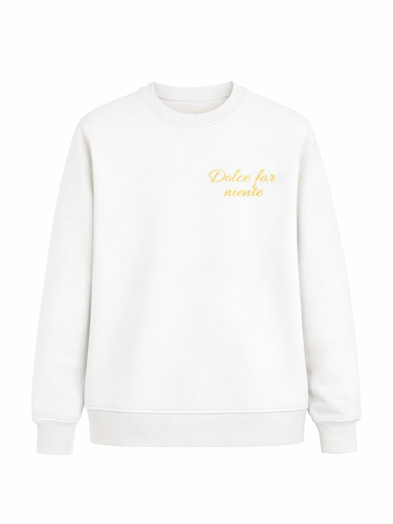 Sudadera hombre limones Dolce Vita estilo mediterráneo
