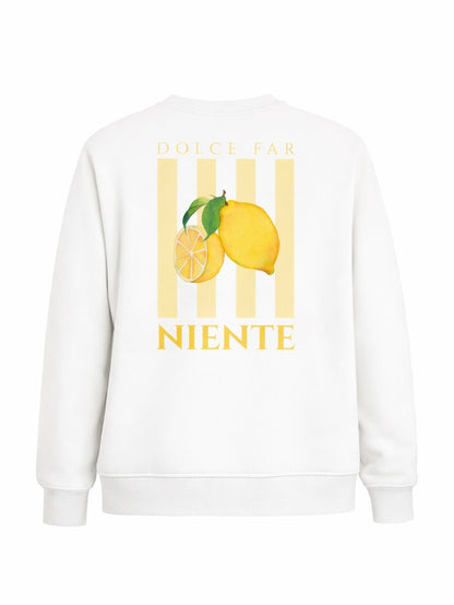 Sudadera hombre limones Dolce Vita estilo mediterráneo