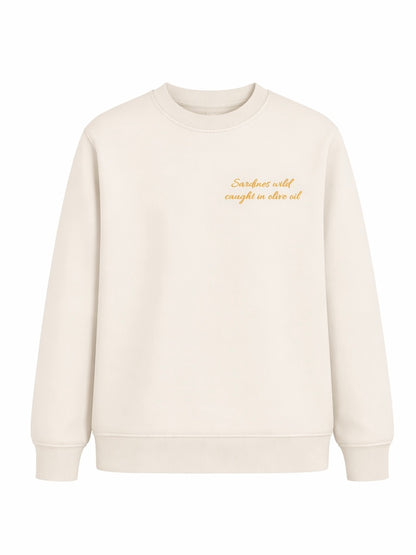 Sudadera hombre sardinas estilo mediterráneo Dolce Vita